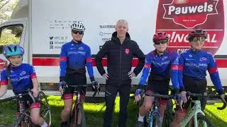Michael Vanthourenhout wenst iedereen succes bij het NK veldrijden Jeugd in Woerden