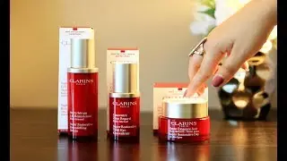CLARINS SUPER RESTORATIVE LINE | Remodelling Serum, Total Eye Concentrate, Day & Night Creams