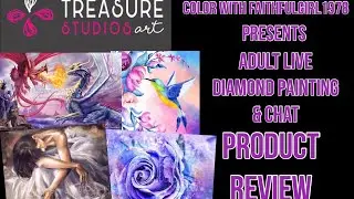 DIAMOND PAINT & CHAT | TREASURE STUDIOS ART PRODUCT REVIEW