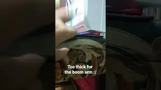 New boom arm (not show last short:)