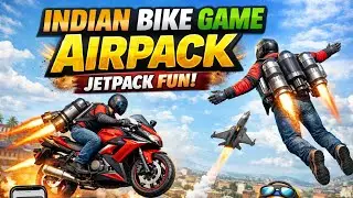 Indian Bike Game में Airpack 😱 Full Flying Fun