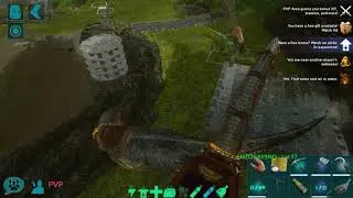 Raiding Big Tribe Bronto Soaking,(Ark Mobile PvP)Episode 2