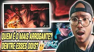 🔥 REACT 2 EM 1 | SUKUNA vs SATORU GOJO 😈⚔️🔥 | 7 Minutoz ft. Basara & Henrique Mendonça