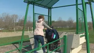 Wheelchair-friendly playgrounds