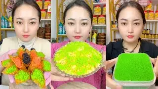 Rainbow Fish Roe ASMR Eating Sounds | Colorful Texture Mukbang #300