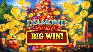Diamond Blast game play and multiple bonus rounds Illinois slot parlor slot games. $4.00 max bet win