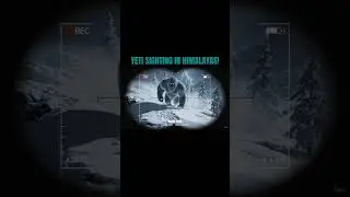 Yeti sighting in Himalaya #aianimation #yeti #himalayas #mysterious #mythicalcreatures #cinematicai