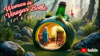 A Women in Vinegar Bottle |Unsolved Puzzle| English Moral Story | Magical Story | Me Moon and Magic
