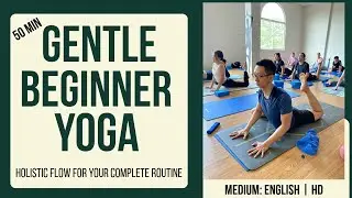 50-Minute Slow Flow Yoga for Beginners | Boost Your Energy