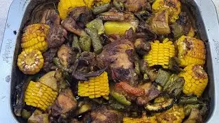 Baked Chicken with vegetables #South Indian Style part 2 #lunch /dinner series