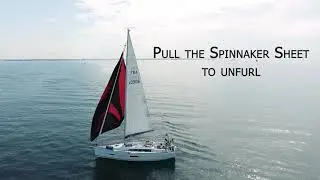 Stop droping spinnakers, furl it!  Spi KTS sur emmagasineur   Dufour 382   EN
