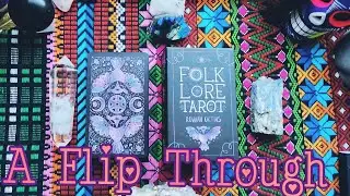 Folklore Tarot by Rowing Ortins 🍄 A brightly colored deck