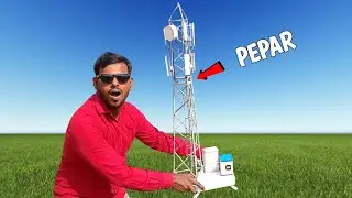 World's smallest mobile tower | मैने बनाया दुनिया का सबसे छोटा टावर | MR.ADVENT