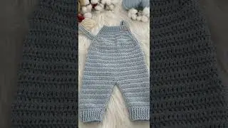 Baby romper from start to finish #romper #babyfashion #baby #crochet #crochetforbaby #stickers #yarn