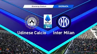 Udinese vs Inter Milan | Bluenergy Stadium | 2025-26 Serie A | PES 2021