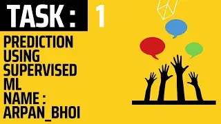 THE SPARKS FOUNDATION | TASK-1| Prediction Using Supervised Machine Learning Algorithm