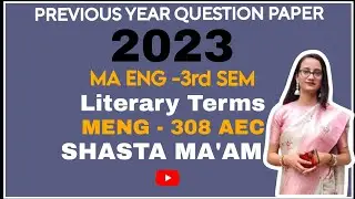 #PreviousyearofLITERARYTERMS #hpuMAEnglish3rdsem by Shasta Mam #HPU/SPU #shastamam