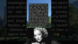 #marlenedietrich  &ndash; The Icon Who Redefined Glamour 💋🌍