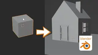 تصميم منزل صغير| الجزء الأول | blender