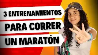 Cómo entrenar para un MARATÓN: Los 3 entrenamientos que NECESITAS😱⚡️🏃🏻‍♀️