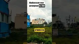 Madhavaram perungvoor new project CMDA RERA Approved Residential Property for sale