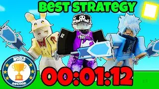 WORLD'S FASTEST *CAPTURE THE FLAG* STRATEGY IN ROBLOX BEDWARS..