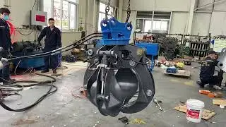 15 Ton Excavator Scrap Orange Peel Hydraulic Grapple
