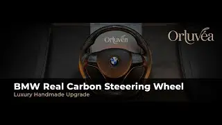 BMW E81&ndash;E92 Real Carbon Fiber Custom Sport Steering Wheel | Luxury Handmade Upgrade by Orluv&eacute;a