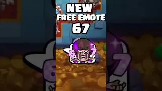 New Free Emote 67 in #clashroyale  #67 #shorts