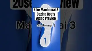 Nike Machomai 3 Boxing Boots are about to launch, here&rsquo;s a 20 second preview on what&rsquo;s coming ✔️🥊