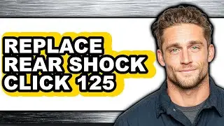 How to Replace Rear Shock Click 125 (updated)