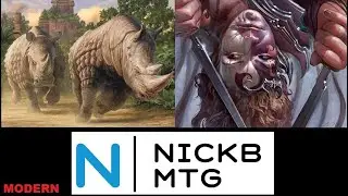 MTG - Modern - Friday Footfalls #7 - Trying Scion of Draco! Crashing Footfalls / Rhinos League