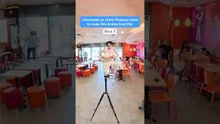 Borrowed an ENTIRE Popeyes store to make this Anime Food Film! #anime #food