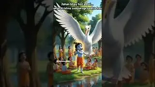 Bakasur Ka Ant | Bal Krishna Divine Action | Mythology Short#shortvideo #krishna #shorts#reels