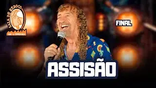 Mestre ASSIS&Atilde;O fazendo muito forr&oacute; no palco da Sala de Reboco.🤠