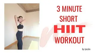 3 Minute Short HIIT Workout | No Rest | Morning Workout