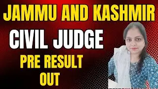 Jammu and Kashmir Judicial Services: Syllabus and Strategy | j&k judiciary PRE RESULT OUT