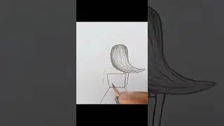 girl with  balloon drawing easy  #shorts