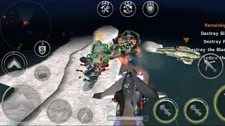 Longinus in episode 23 mission 7 | gunship battle
