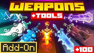 ELEMENTAL WEAPONS + TOOLS 1.0 ADD-ON - Minecraft Marketplace [OFFICIAL TRAILER]