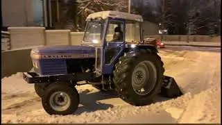 Leyland 2100 snow clearing in Helsinki city