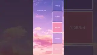 Pastel color palette 🎨 Color details in description #shorts #colors #pastel