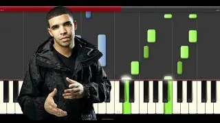 Drake One Dance piano midi tutorial sheet karaoke how to play
