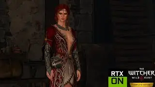 Gameplay for Trailer Triss Textures & Enhanced Triss - Longer Lashes and Darker Hair [Witcher 3]