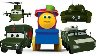 bob den zug | Besuch Armeelager | Kindervideo | Bob Train Visit Army Camp | Learn Army Vehicles