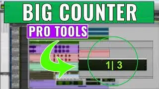 Using the Big Counter in Pro Tools --  OBEDIA com Pro Tools Training