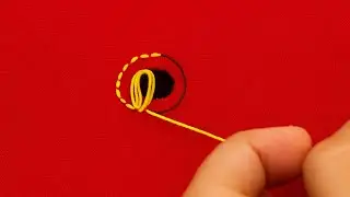 Genius Hole Repair Tip Every Girl Should Know | Hand Embroidery