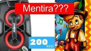 Caixa Amvox &eacute; boa? ACA200 por dentro, com teste de pot&ecirc;ncia rms