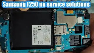 Samsung J250 no service solution || How to change a network IC ||