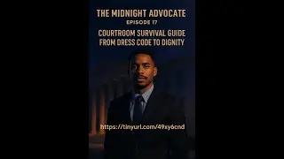 Courtroom Survival Guide: From Dress Code to Dignity | The Midnight Advocate Ep. 17